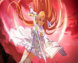 Asuna Sword Art Online Anime diamond painting