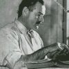 Author Ernest Hemingway diamond painting