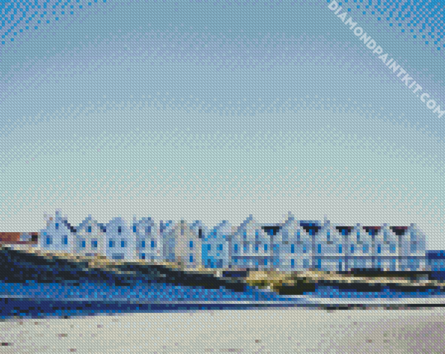 Beach Houses Alderney diamond painting