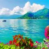Beautiful View Of Annecy Lake France diamond painting
