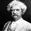 Black And White Mark Twain diamond painting