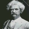 Black And White Mark Twain diamond painting