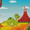 Cartoon Baby Dinosaur diamond painting