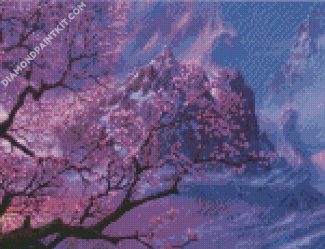 Cherry Blossom Tree diamond painting