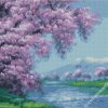 Cherry Blossom River diamond painting