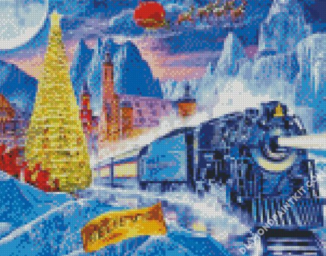 Christmas Polar Express diamond painting
