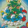 Christmas The Smurfs Diamond painting