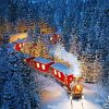 Christmas Train diamond painting