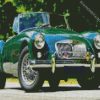 Classic Green Mg Car diamond painting