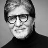 Close Up Black And White Amitabh Bachchan diamond painting