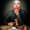 Clown Judge diamond painting