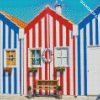 Colored Houses Aveiro diamond painting
