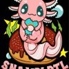 Cute Funny Axolotl Diamond painting