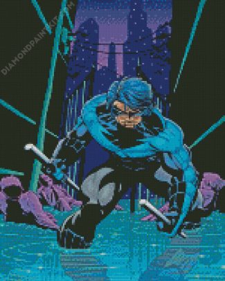 DC Batman Nightwing diamond painting