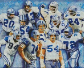 Dallas Cowboys American Football Team diamond painting
