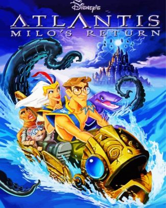 Disney Atlantis The Lost Empire diamond painting