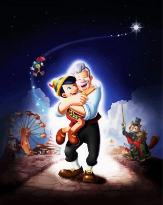 Disney Cartoon Pinocchio diamond painting