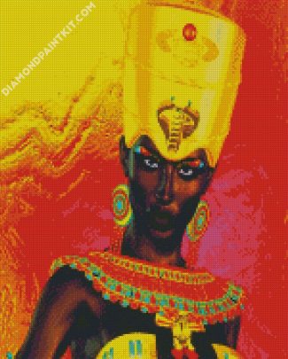 Egyptian Nubian Princess diamond painting