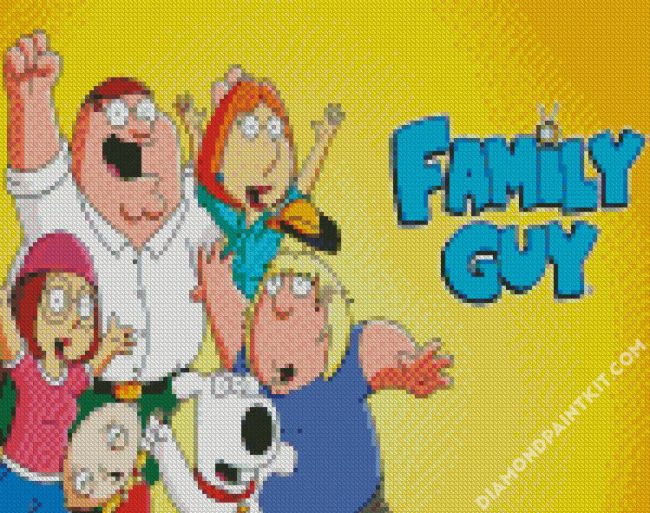 Family guy dimaond painting