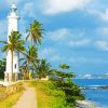 Galle Fort Lighthouse Sri Lanka diamond painting