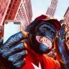 Gorilla Taking Selfie diamond painting