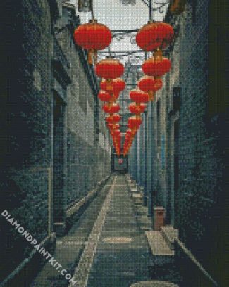 Alley In China diamond painting