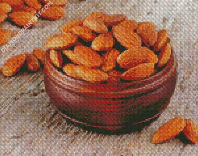 Almonds In Bowl diamond painting