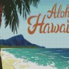 Aloha Hawaii Poster diamond painting