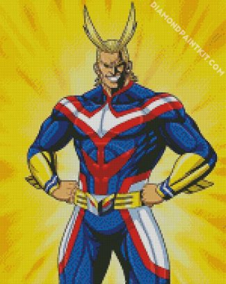 Anime Character All Might diamond painting
