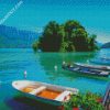 Annecy Lake Boats diamond painting