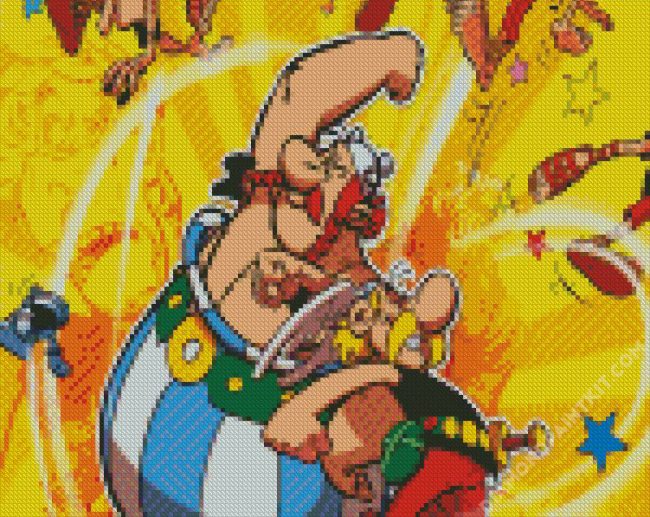 Asterix And Obelix Characters diamond painting