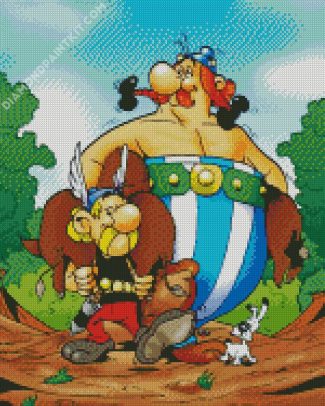 Asterix Serie Characters diamond painting