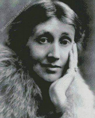 Black And White Virginia Woolf Writer diamond painting