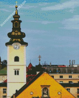 Cathedral Of Zagreb diamond painting