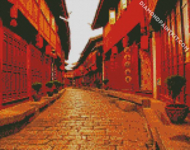 Chinese Traditional Alley diamond painting