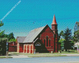 Church In Yea Australia diamond painting