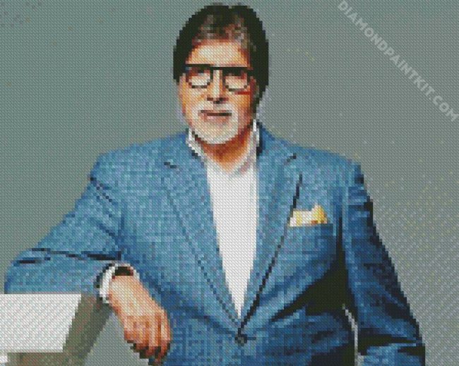 Classy Amitabh Bachchan diamond painting