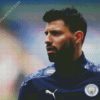 Manchester City Player Sergio Aguero diamond painting