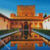 Alhambra Palace Reflection diamond painting