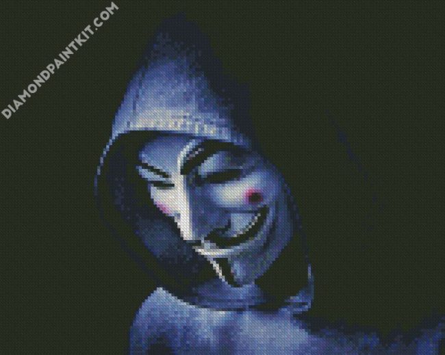 Anonyme Masked Man diamond painting