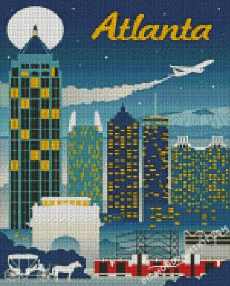 Atlanta Poster diamond painting