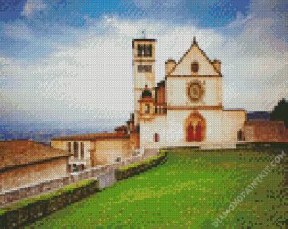 Basilica Of San Francesco Assisi Italy diamond painting