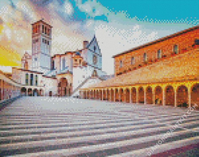 Basilica Of San Francesco Assisi Church diamond painting