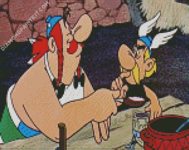 Obelix And Asterix diamond painting