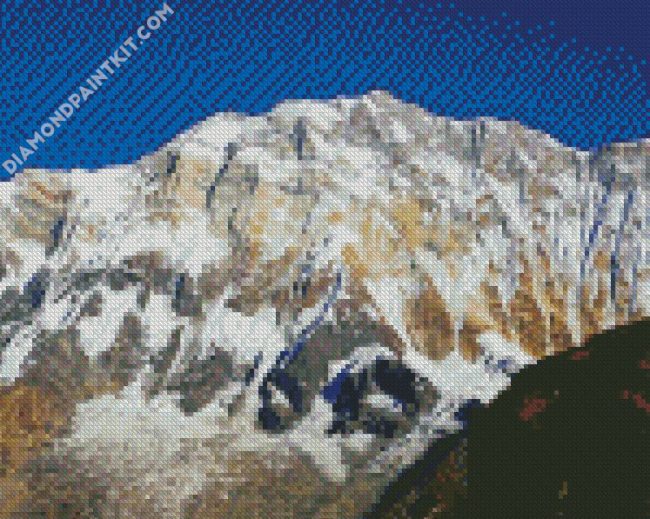 Snowy Annapurna diamond painting