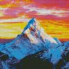 Sunset In Annapurna Mountains diamond painting