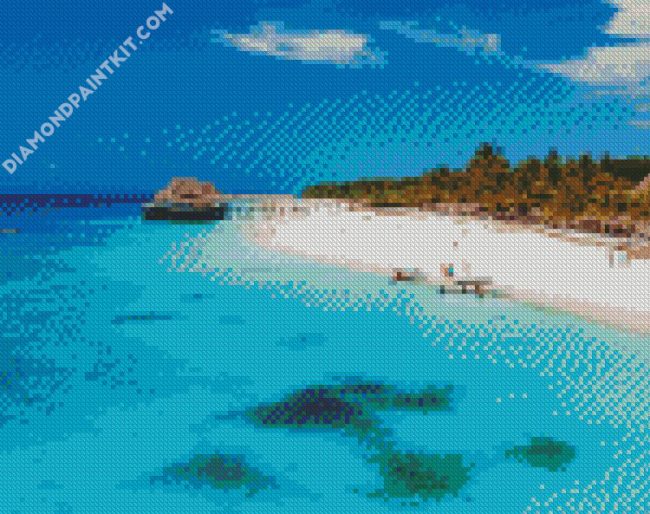Zanzibar Beach diamond painting