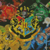 Harry Potter Hogwarts Houses diamond painting