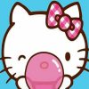 Hello Kitty Bubble Gum diamond painting