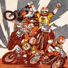 Illustration Motocross Art diamond painting